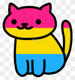 Cat Gato Pan Pansexual Pansexuality Pansexualitydoesexi - Neko Pride Clipart