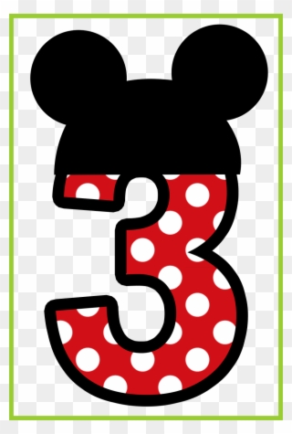 Clipart Shoes Minnie - Mickey Mouse Number 2 - Png Download
