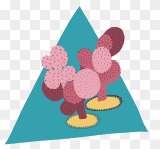 Cacti Demi - Clipart