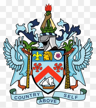 St Kitts Nevis Coat Of Arms Clipart