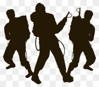 Ghost Clipart Ghostbusters - Ghostbusters Silhouette - Png Download