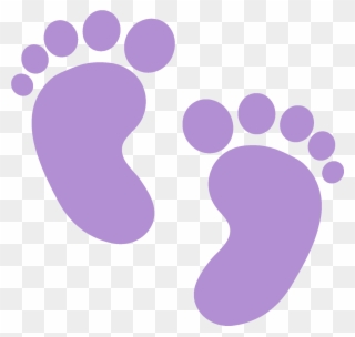 9 - 15 - 9 - 30 - My Students Arrive In My Class At - Baby Feet Silhouette Clipart