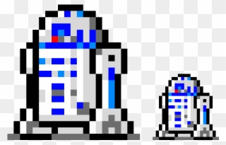 2 R2d2 - Robot Star Wars Pixel Clipart