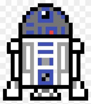 R2d2 - Pixel Art Star Wars R2d2 Clipart