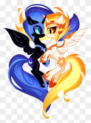 Mlp Nightmare And Daybreaker Princess Twilight Sparkle - My Little Pony Daybreaker And Nightmare Moon Clipart