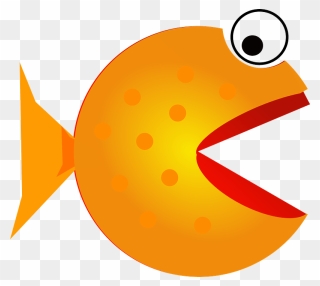 Super Fish - Fish With Mouth Open Clipart - Png Download