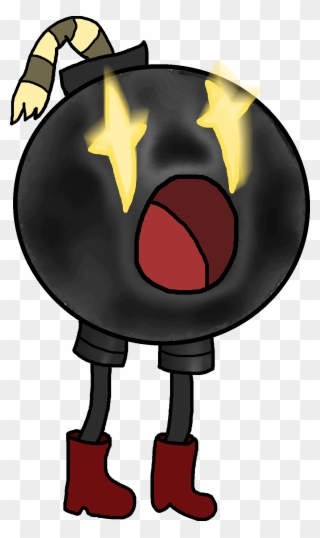 Bomb With Legs - Cosplay Clipart