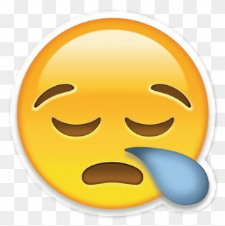 Emoji Emojis Emoticono Emoticonos Dormiendo Dormir - Transparent Background Sad Emoji Clipart