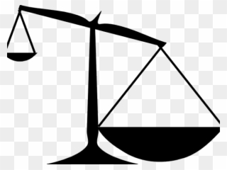 Scale Clipart Unequal - Uneven Scale Of Justice - Png Download