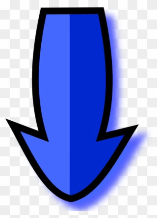 Computer Icons Download Art - Flechas Hacia Abajo Azul Clipart