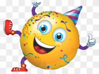 Smileys Clipart Balloon - Smiley Party Png Transparent Png