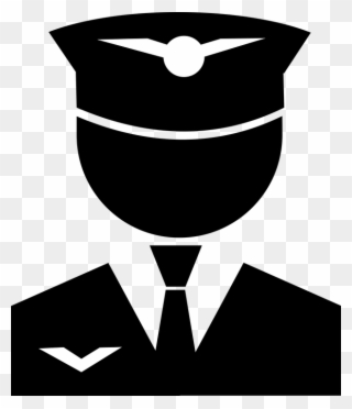 Part 141 Flight Training School - Pilot Silhouette Png Clipart