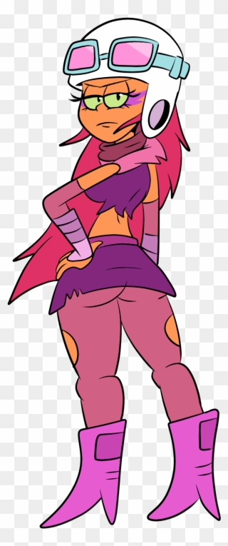 Starfire Raven Cyborg Robin Trigon Pink Clothing Fictional - Cartoon Clipart