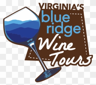 Va Blue Ridge Wine Tour Logo - Blue Ridge Mountains Clipart