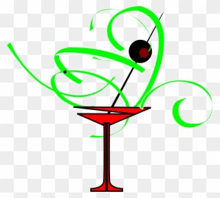Bachelorette Party Martini Glasses Clipart