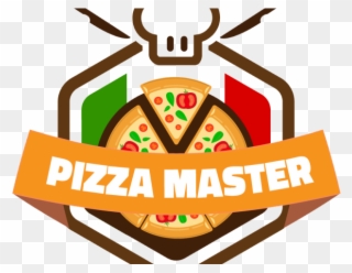 Stamp Clipart Pizza - Logo Master Pizza Png Transparent Png