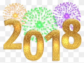 Glitter Clipart Happy New Year - New Year Eve Png Transparent Png