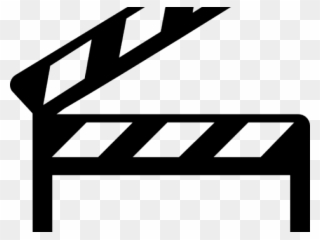 Filmstrip Clipart Hollywood Spotlight - Clapper Board Icon Png Transparent Png