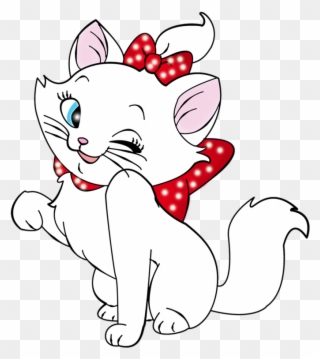 Kitten Cartoon, Gata Marie, Disney Clipart, Cat Clipart, - Cartoon Images Of Kittens - Png Download
