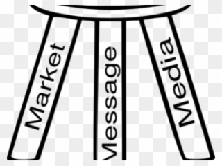 Market Clipart Marketing - Three Legged Stool Government - Png Download