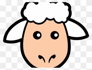 Lamb Clipart Market - Draw A Sheep Head - Png Download