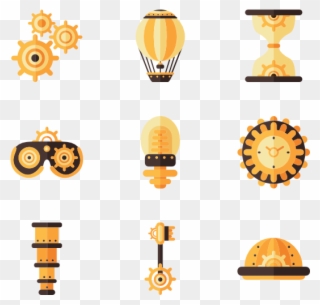 Illustration Steampunk Elements Png Free Clipart