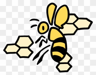 Outside Clipart Beehive - Bee - Png Download