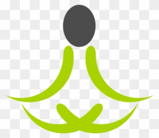 Clipart Meditative Yoga Pose Logo Design Png Image - Illustration Transparent Png