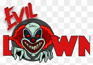 Clown Clipart Eveil - Evil Clown Mousepad - Png Download