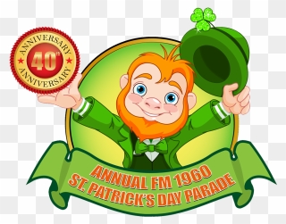 This Year Is The 40th Anniversary Of The Fm 1960 St - Pot Of Gold St. Patrick's Day Coloring Book Clipart