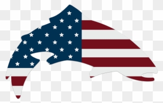 Simms Usa Trout Decal - Simms Fishing Products Clipart
