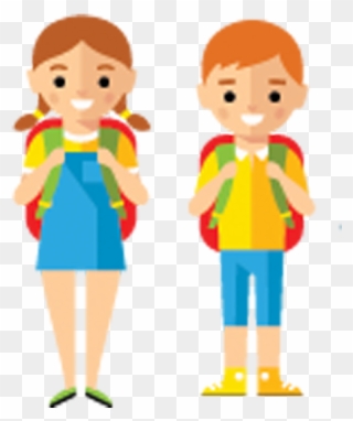 Middle Childhood To Preadolescence - Stock Illustration Clipart