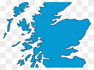 Map Clipart Scotland - Map Of Scotland Clip Art - Png Download