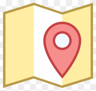Maps Clipart Map Direction - Icons8 Map - Png Download
