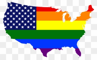 United States Clipart Untited Image Transparent - Gay Marriage United States - Png Download