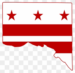 244 × 240 Pixels - Washington Dc Flag Png Clipart