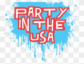Party In The Clip Art - Party In The Usa - Png Download