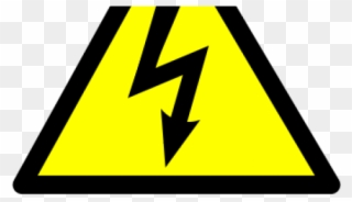Lightening Clipart Transparent Background - Danger High Voltage Sign Board - Png Download