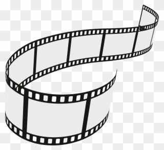 Filmstrip Clipart Motion Picture Film - Vector Transparent Film Strip - Png Download