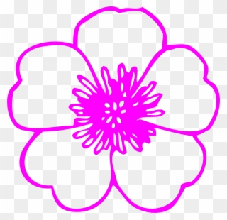 Coloring Picture Of Flower Clipart