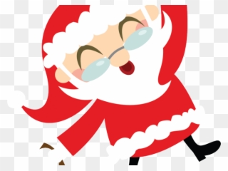 Cocktail Clipart Santa - Transparent Holiday Clip Art - Png Download