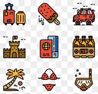 Summertime Vacation - Funfair Icon Clipart