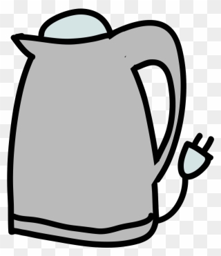 Electric Teapot Icon - Electric Kettle Cartoon Clipart