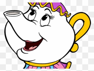 Teapot Clipart Mrs Potts - Mrs Potts Png Transparent Png