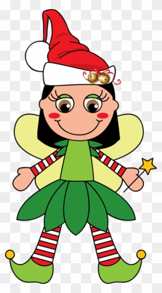 ○••°‿✿⁀ Elves ‿✿⁀°••○ - Christmas Fairy Free Clip Art - Png Download