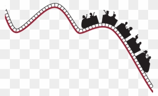 Partial Roller Coaster Image - Roller Coaster Graph Clipart