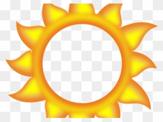 Sun Clipart Cartoon - Sun Rays Cartoon - Png Download