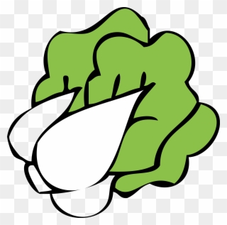 Graphic Freeuse Cabbage Drawing Cute - Bok Choy Cartoon Png Clipart