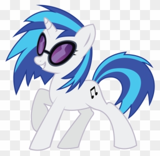 Happy Scratch Vector By Kyrospawn On Clipart Library - Mlp Vinyl Scratch Red Eyes - Png Download