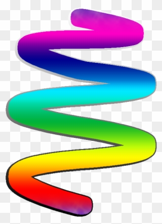 Swirl - - Rainbow Line Swirl Clipart
